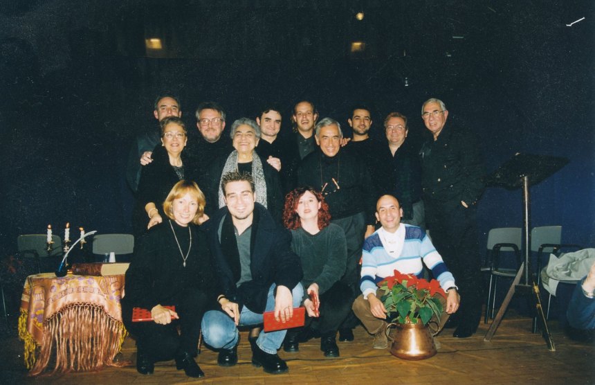 Groepsfoto poëziefestival Palma de Mallorca