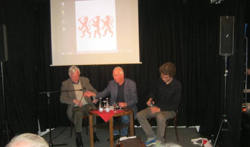 V.l.n.r.: Koos van Weringh, Antoine Verbij en Bas van der Schot