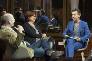 "Das Literarische Quartett": de drie literatuurspecialisten Maxim Biller, Christine Westermann en Volker Weidermann.© ZDF/Jule Roehr