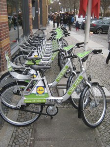 Lidl Bikes bij de Marheinekehalle Markthalle